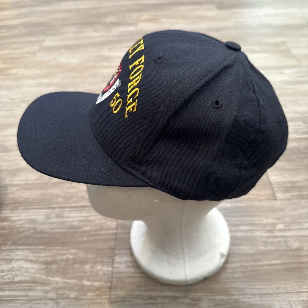 The Corps‎ USS VALLEY FORGE CG 50 Logo Blue Baseball Cap Hat One Size